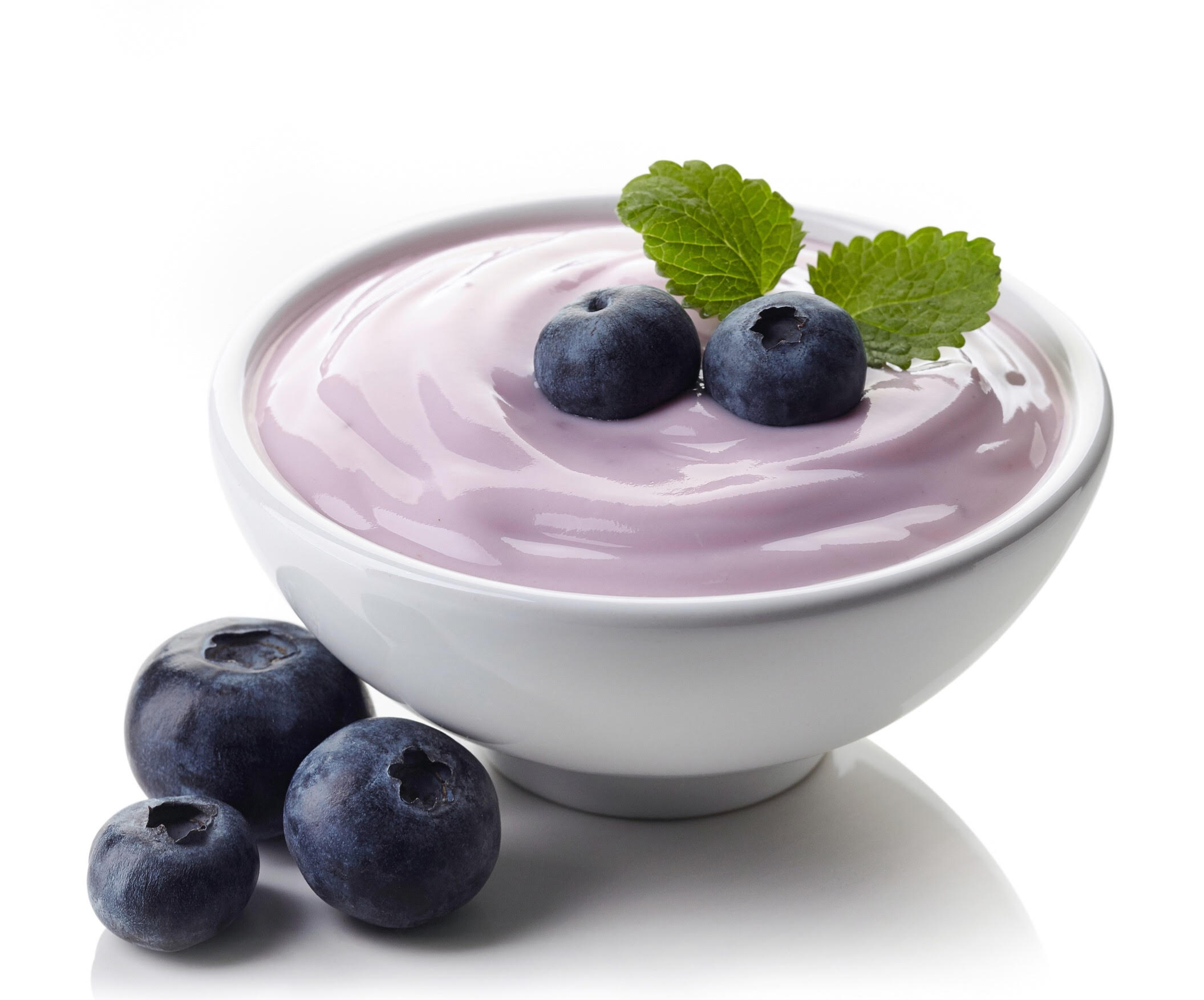 Crème dessert à la myrtille