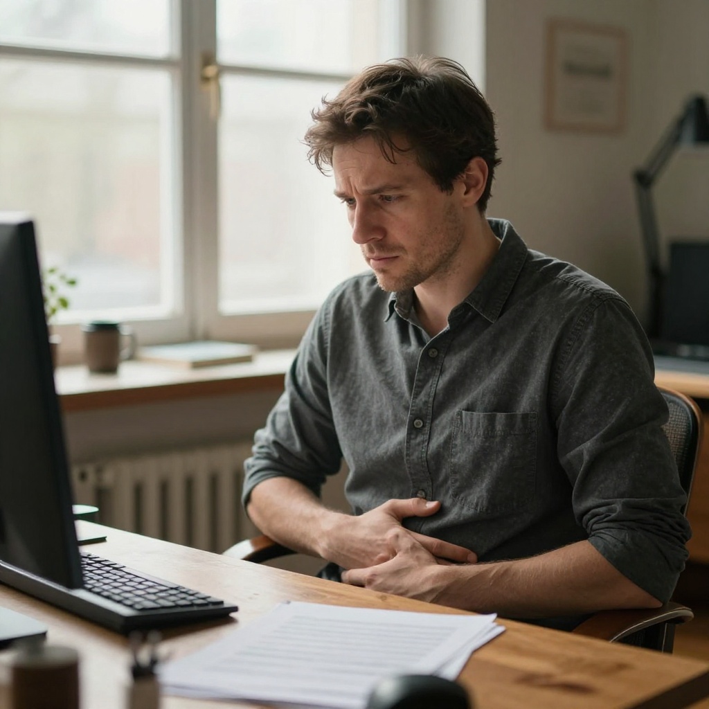 image de Mr B ayant problème d'intestins